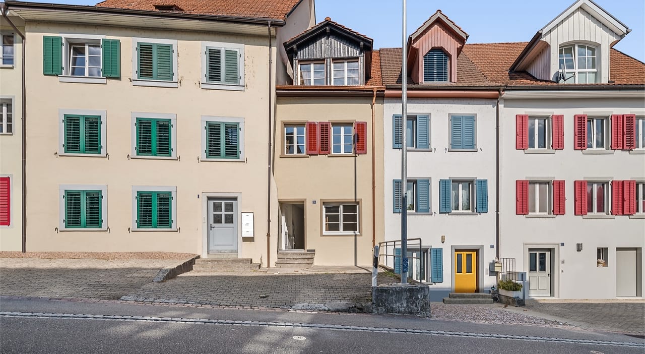 Kernsaniertes Altstadthaus WEIER I in Klingnau — hier war die Sanierung der richtige Weg